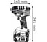 Аккумуляторный ударный гайковерт Bosch GDR 18 V-LI 0.601.9A1.30E 10