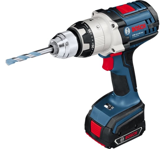 Аккумуляторная ударная дрель-шуруповерт Bosch GSB 14,4 VE-2-LI 0.601.862.408