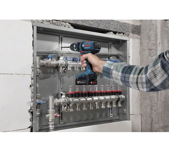 Аккумуляторная ударная дрель-шуруповерт Bosch GSB 14.4-2-LI 0.601.9C7.001