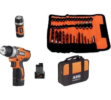 Аккумуляторная дрель-шуруповерт AEG BS 12C2 LI-KIT2B 441440