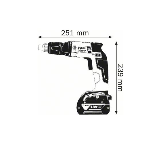 Аккумуляторная дрель-шуруповерт Bosch GSR 18 V-EC TE 0.601.9С8.001