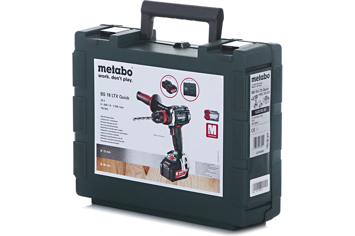 Купить Metabo Bs 18 Ltx