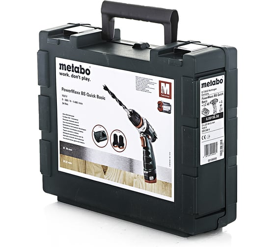 Аккумуляторный винтоверт Metabo PowerMaxx BS Quick Basic 600156500