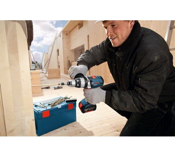 Аккумуляторная ударная дрель-шуруповерт Bosch GSB 18 VE-2 LI 0.601.9D9.300