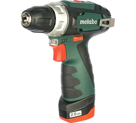 Аккумуляторная дрель Metabo PowerMaxx BS 12 В, 1х2.0, патрон, сумка 600079500
