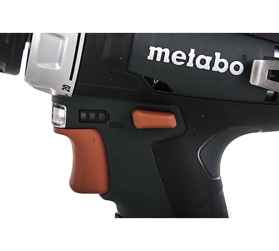 Аккумуляторная дрель Metabo PowerMaxx BS 12 В, 1х2.0, патрон, сумка 600079500