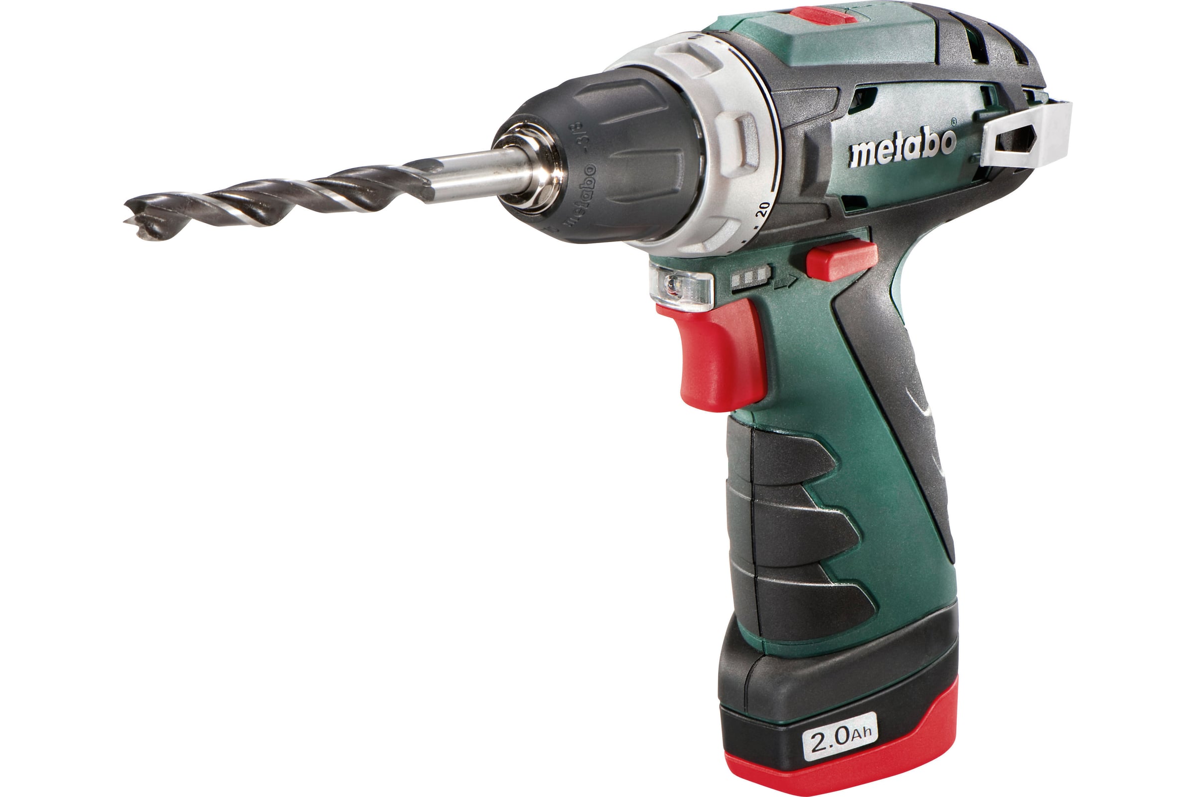 Аккумуляторнаядрель-шуруповертMetaboPowerMaxxBS12В,2х2Ач,Li-Ion,LC40,патрон,кейс600080500