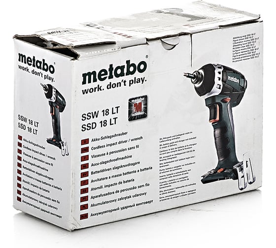 Аккумуляторный гайковерт Metabo SSD 18 602196850