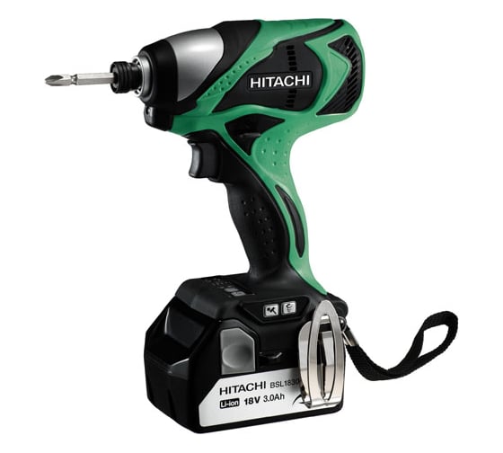 Аккумуляторный ударный шуруповерт Hitachi WH18DBDL