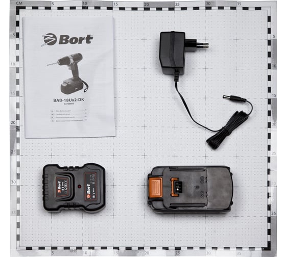 Аккумуляторная дрель-шуруповерт BORT BAB-18Ux2-DK 93726805