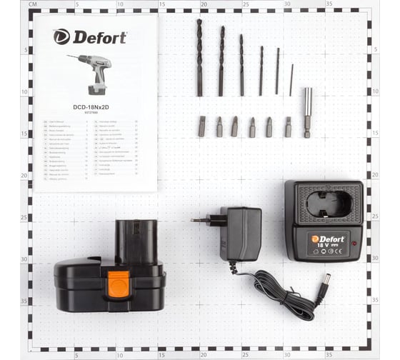 Аккумуляторная дрель-шуруповерт DEFORT DCD-18Nx2D 93727680