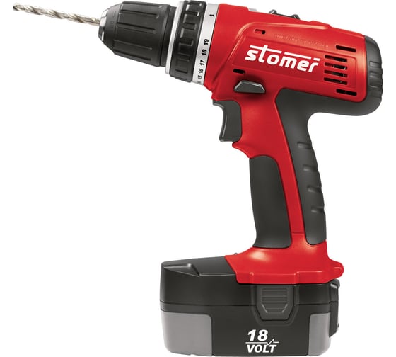Аккумуляторная дрель-шуруповерт STOMER SAD-18Nx2-D 98290080