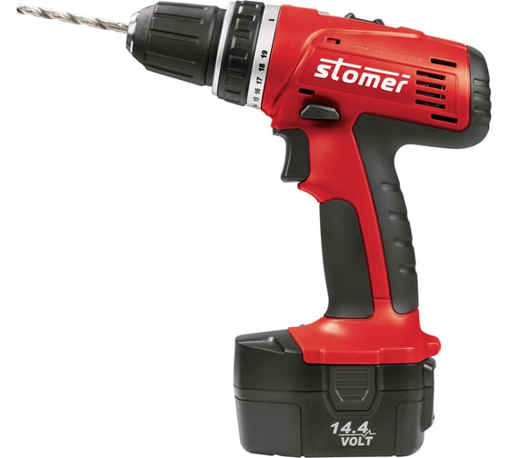 Аккумуляторная дрель-шуруповерт STOMER SAD-14Nx2-D 98290035