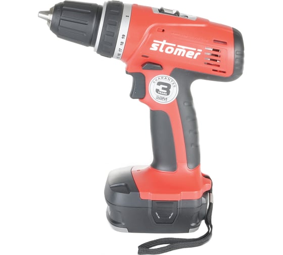 Аккумуляторная дрель-шуруповерт STOMER SAD-18Nx2-LiD 98290127 1