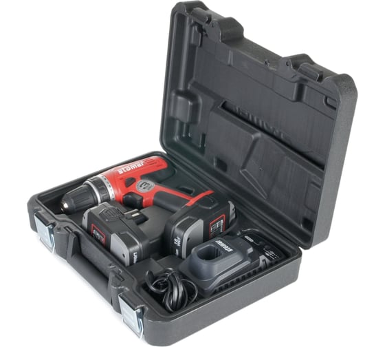 Аккумуляторная дрель-шуруповерт STOMER SAD-18Nx2-LiD 98290127