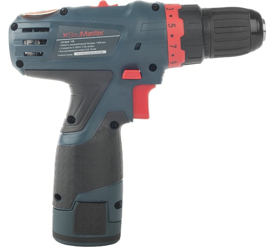 Аккумуляторная дрель BauMaster CD-3212LCX