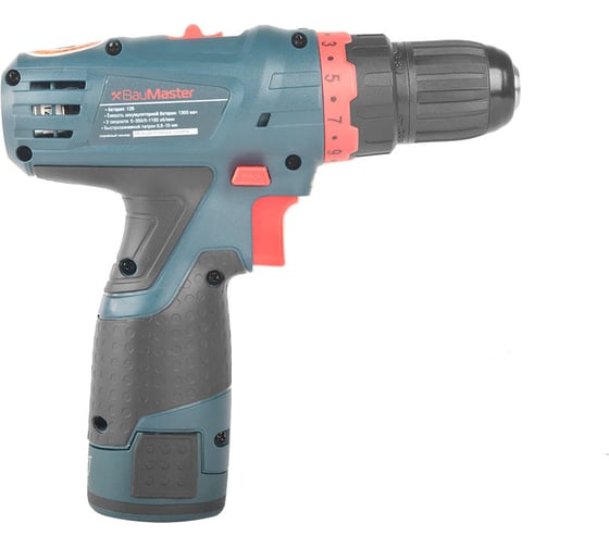 Аккумуляторная дрель BauMaster CD-3212LX