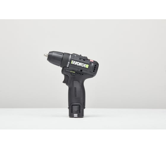 Аккумуляторная дрель-шуруповерт WORX Professional 12В, 38Нм, 2Ач х2 + 1,5 А WE210.2