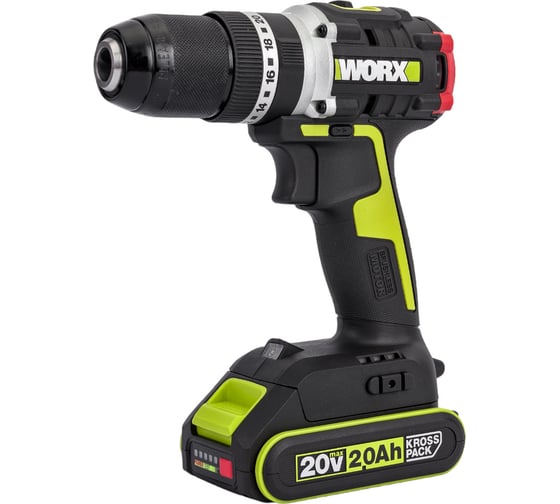 Аккумуляторная ударная дрель-шуруповерт WORX Professional WU369