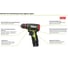Дрель-шуруповерт WORX Professional аккумуляторный ударный бесщеточный 12В, 40Нм, 2Ач х2, ЗУ, в кейсе WU131X 4