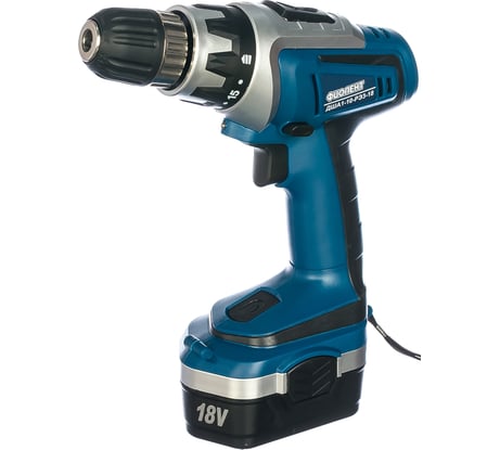 Аккумуляторная дрель-шуруповёрт Фиолент ДША1-10-РЭ3-18 ИДФР298114001-12