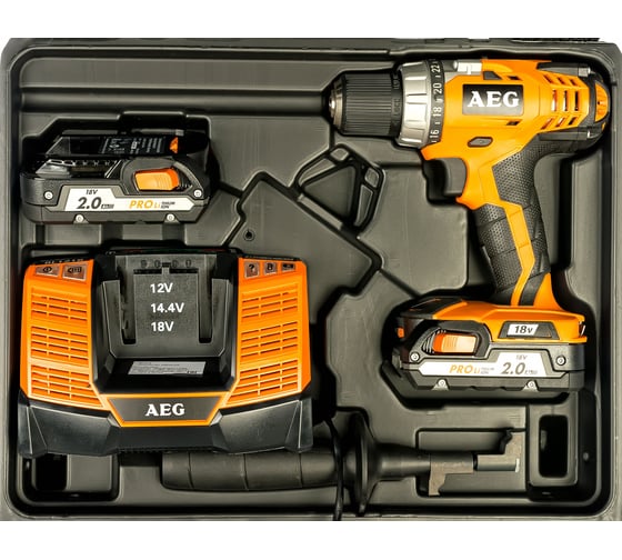 Аккумуляторная дрель AEG BS 18C LI-202C 443977