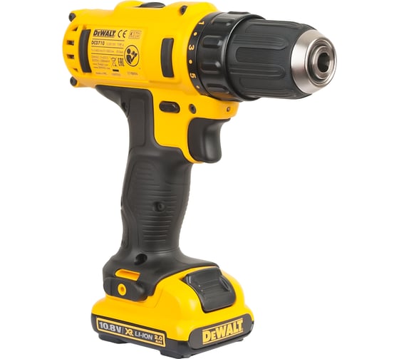 Аккумуляторная дрель DeWALT DCD 710 DV