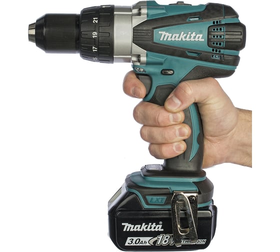 Аккумуляторная дрель-шуруповерт Makita DHP458RFE