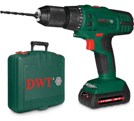 Аккумуляторная дрель-шуруповерт DWT ABS-18 Tli BMC 86059 1