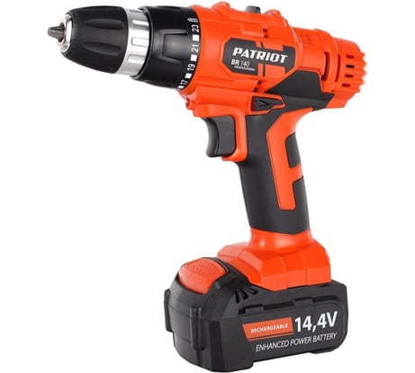 Аккумуляторная дрель-шуруповерт PATRIOT BR 140 180201420