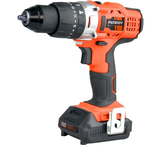 Аккумуляторная дрель-шуруповерт PATRIOT BR181h 180201550 1