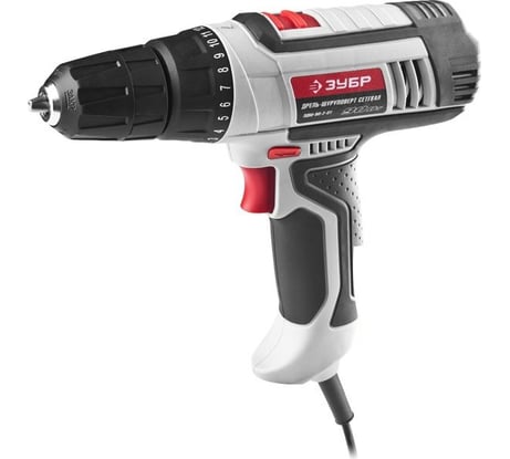 Сетевая дрель-шуруповерт Зубр МАСТЕР ЗДШ-90-2-ПТ