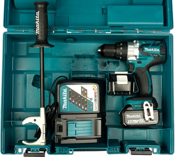 Аккумуляторная дрель-шуруповерт Makita DDF481RTE