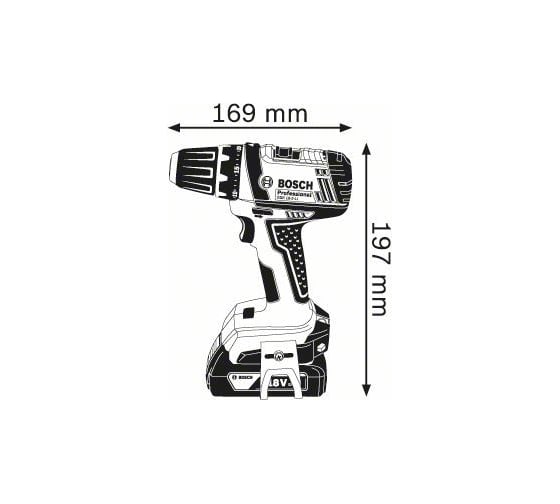 Аккумуляторная дрель-шуруповерт Bosch GSR 18-2-LI 0.601.9B7.302