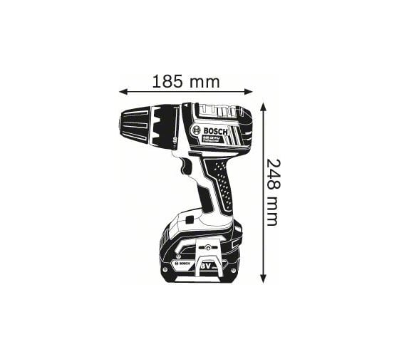 Аккумуляторная дрель-шуруповерт Bosch GSR 18 V-LI 0.601.866.10G