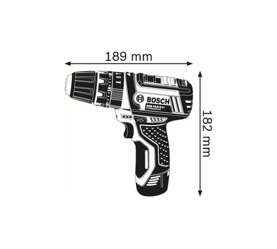 Аккумуляторная ударная дрель-шуруповерт Bosch GSB 10,8-2-LI Solo 0.601.9B6.901