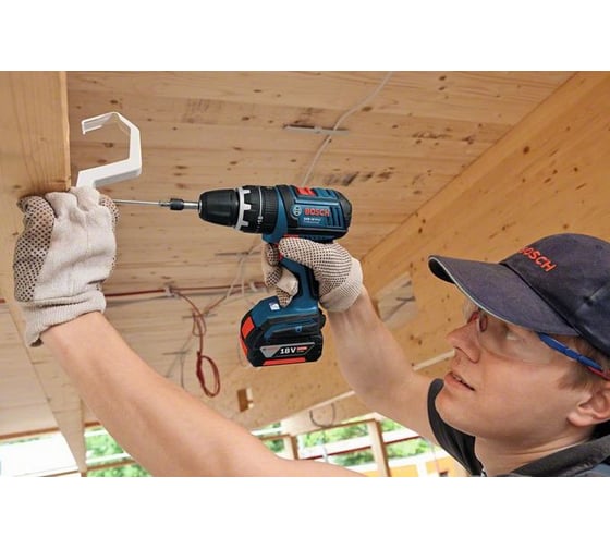 Аккумуляторная ударная дрель-шуруповерт Bosch GSB 18 V-LI 0.601.867.10E