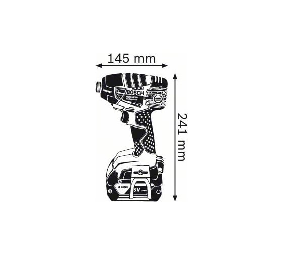 Аккумуляторный ударный гайковерт Bosch GDR 18 V-LI 0.601.9A1.30F