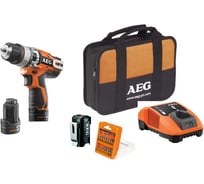 Аккумуляторная дрель AEG BSB12C2 LI-KIT2B 447996