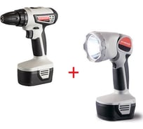 Аккумуляторная дрель-шуруповерт Интерскол ДА-10/14,4М3-Ф Т + фонарь 333.0.1.40