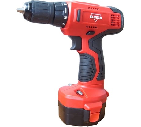 Аккумуляторная дрель Elitech ДА 14НК2