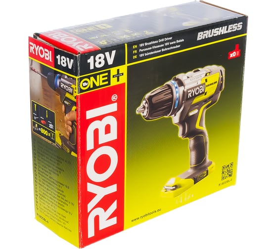 Бесщеточная дрель-шуруповерт Ryobi ONE+ R18DDBL-0 5133002437