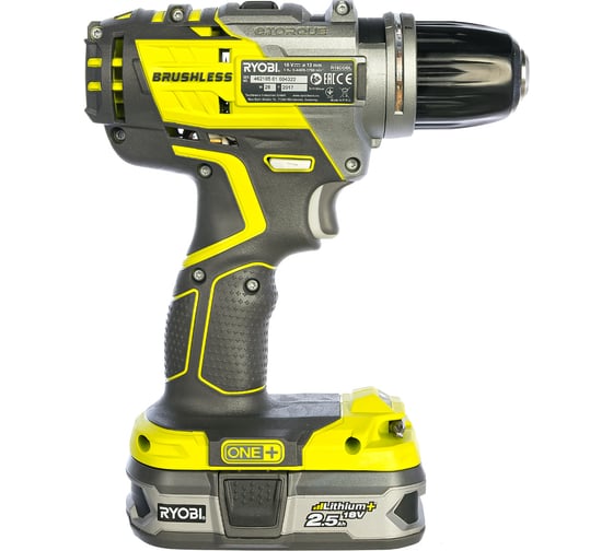 Бесщеточная дрель-шуруповерт Ryobi ONE+ R18DDBL-LL25B 5133002439