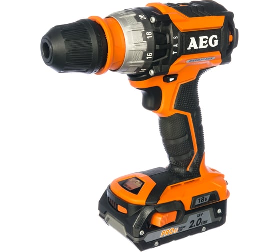 Бесщеточная аккумуляторная дрель AEG BSB 18CBL LI-202C 4935448462