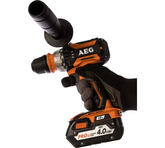 Бесщеточная аккумуляторная дрель-шуруповерт AEG BSB 18CBL LI-402C 4935448463