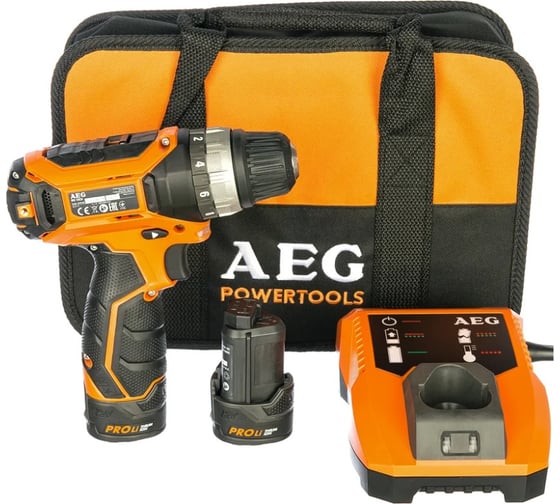 Аккумуляторная дрель-шуруповерт AEG BS 12C2 LI-202B 4935448465