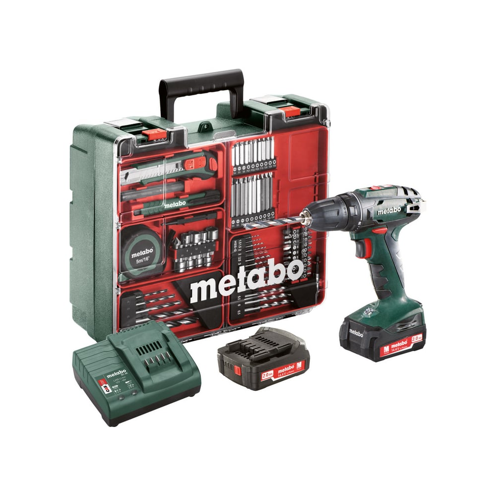 Аккумуляторная дрель Metabo BS 14.4 с набором оснастки 602206880 ...
