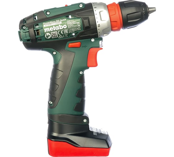 Аккумуляторный винтоверт Metabo PowerMaxx BS Quick Pro с набором оснастки 600157880
