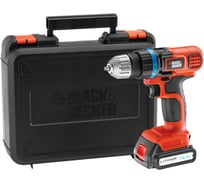 Аккумуляторная дрель-шуруповерт Black+Decker EGBL14K