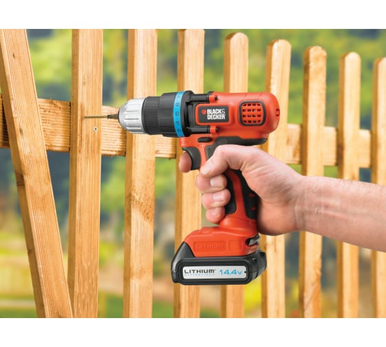 Аккумуляторная дрель-шуруповерт Black+Decker EGBL14K